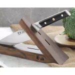 Cangshan TAI Triangle Walnut Wood Knife Block - Single Slot Countertop Storage thumbnail 7