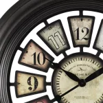 FirsTime 29 in. Industrial Chic Oil Rubbed Bronze Wall Clock thumbnail 3