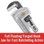 RIDGID 814 14 in. Aluminum Straight Pipe Wrench thumbnail 11