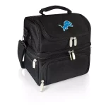 ONIVA Pranzo Detroit Lions Black Insulated Lunch Bag with Cutlery Set thumbnail 1