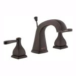 Glacier Bay Milner 8 in. Widespread 2-Handle High-Arc Bathroom Faucet, Bronze thumbnail 1