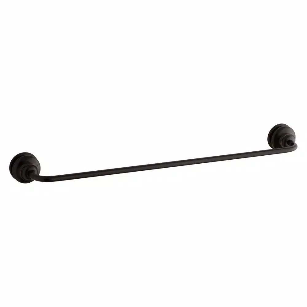 KOHLER Fairfax 3-Piece Bath Hardware Kit - Towel Bar, Towel Ring & Toilet Paper Holder - Oil-Rubbed Bronze