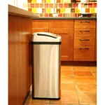 iTouchless Platinum Edition 13 Gal. Stainless Steel Touchless Motion Sensing Trash Can with Extra-Wide Opening thumbnail 6
