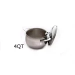 ExcelSteel Made in Italy 4 Qt Stainless Steel Stockpot Set with Sandwich Base, Induction Ready thumbnail 2