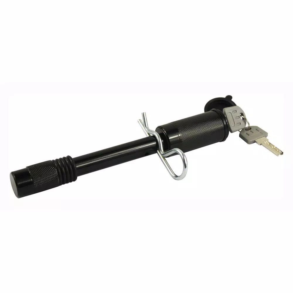MaxxHaul Hitch Pin Lock Set - 5/8 in. & 1/2 in. Diameter Anti-Rattle Trailer Pins for Class I-V Hitches