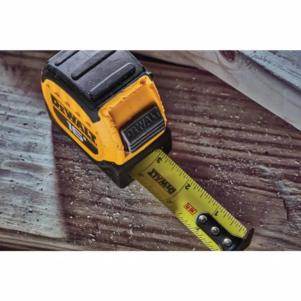 DEWALT 16 ft. Tape Measure with 13 ft. Blade Standout, ABS Housing, SAE