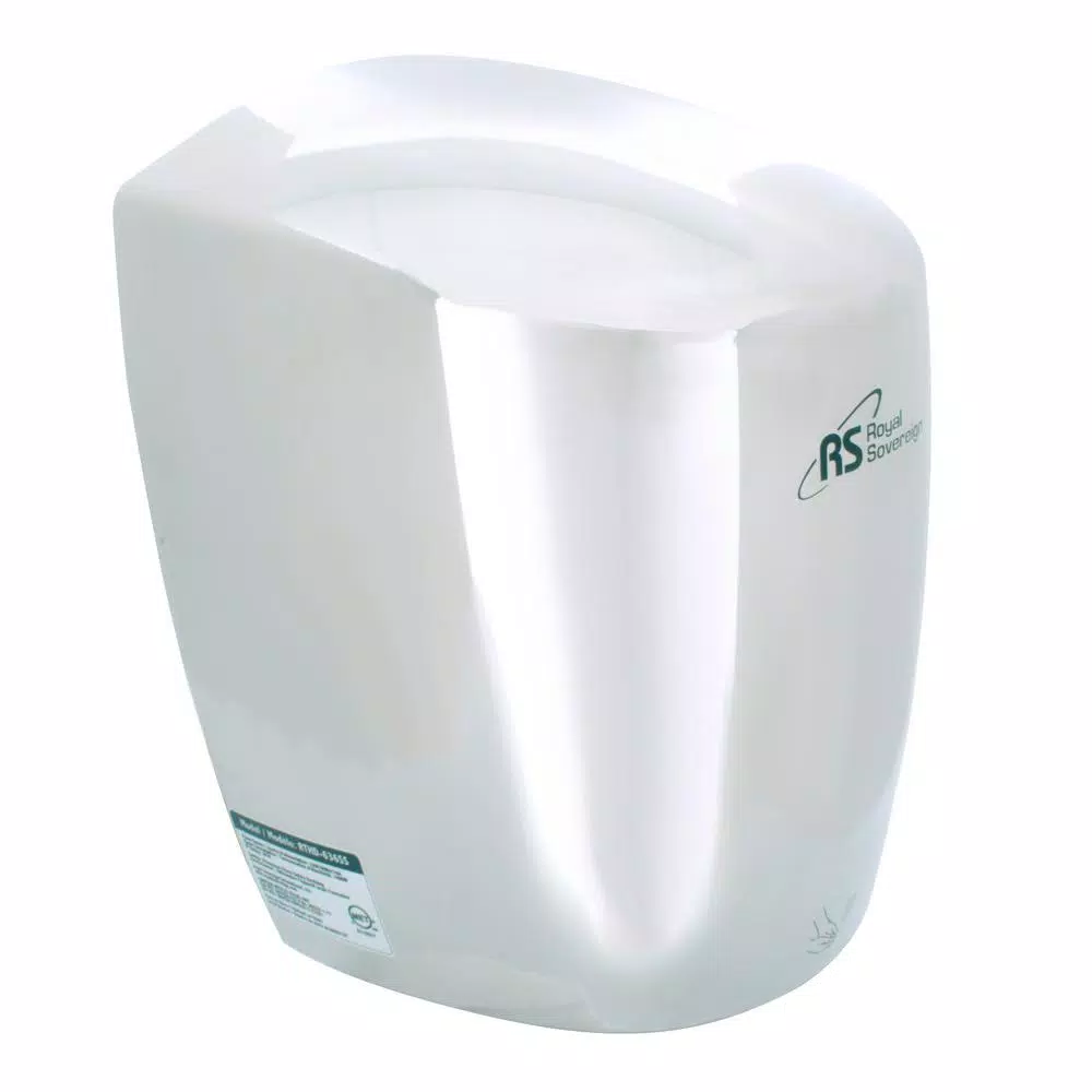 Royal Sovereign Antibacterial High Efficiency Touchless Electric Hand Dryer, Stainless Steel