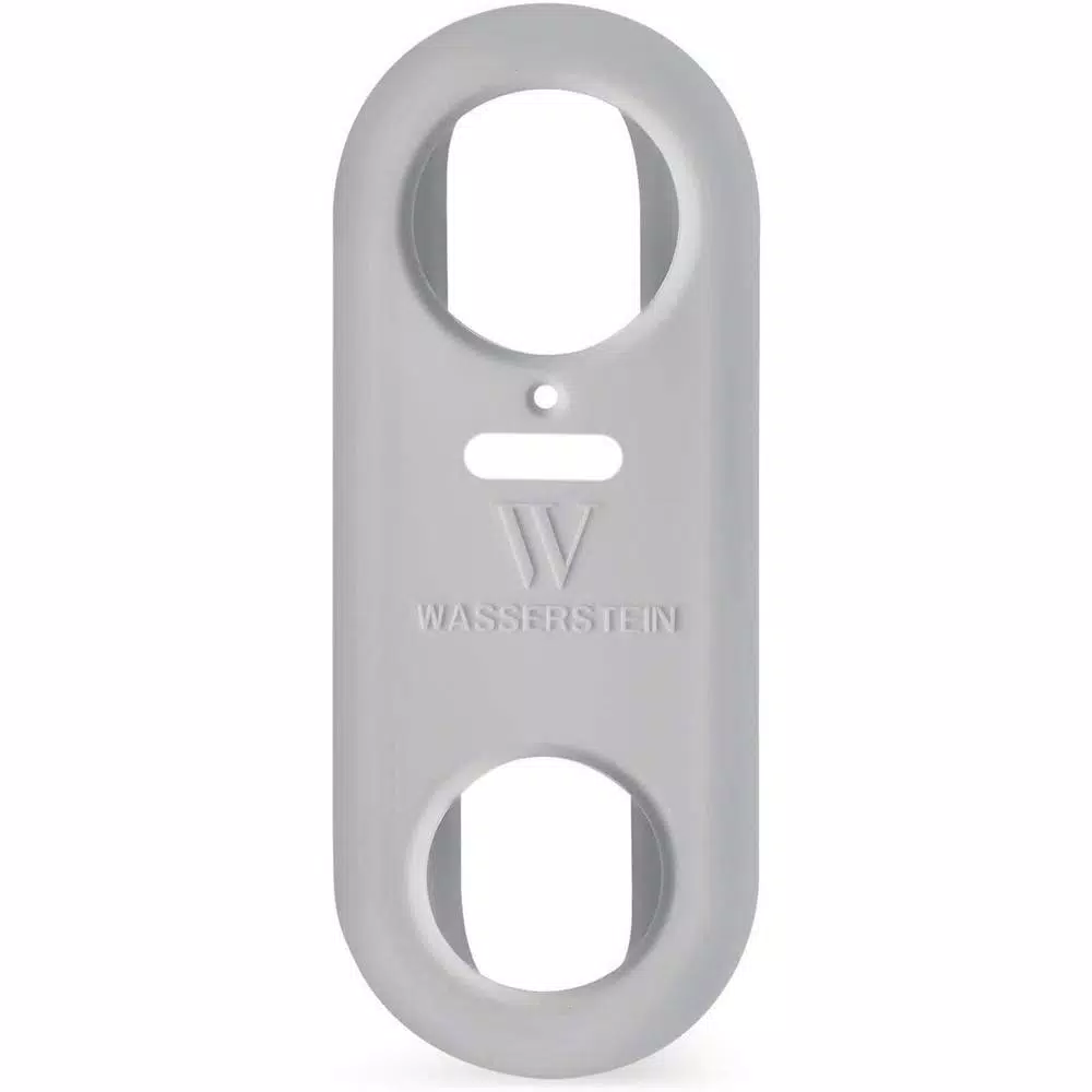 Wasserstein Gray Protective Silicone Skin for Google Nest Hello Video Doorbell