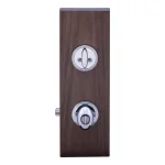 Copper Creek Colonial Polished Stainless Egg Door Knob with Single Cylinder Deadbolt Combo Pack thumbnail 4