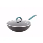 Rachael Ray Cucina 11-Inch Hard-Anodized Nonstick Stir Fry Pan with Lid thumbnail 1