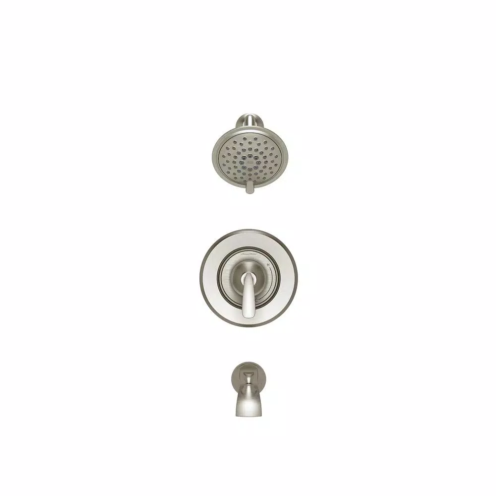 American Standard Somerville Single-Handle 3-Spray Shower Faucet, Brushed Nickel