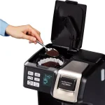 Hamilton Beach FlexBrew 2-Way 10-Cup Drip Coffee Maker with Thermal Carafe and Single-Serve Side, Black thumbnail 7