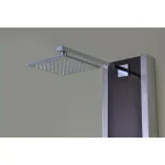 ANZZI 57 in. Monsoon Full Body Shower Panel System with Mahogany Deco-Glass & Chrome Trim thumbnail 10