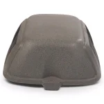 Toter Slimline 50 Gal. Graystone Square Trash Can Dome Top Swinging Lid thumbnail 2