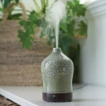 Airome Perennial Ultrasonic Essential Oil Diffuser, 9.3 in, Jade Green Ceramic thumbnail 3