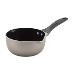 Farberware 1-Quart Nonstick Aluminum Saucier, Stainless Look, Dishwasher Safe thumbnail 1