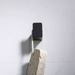 KRAUS Stelios Matte Black Solid Brass Robe and Towel Hook thumbnail 5