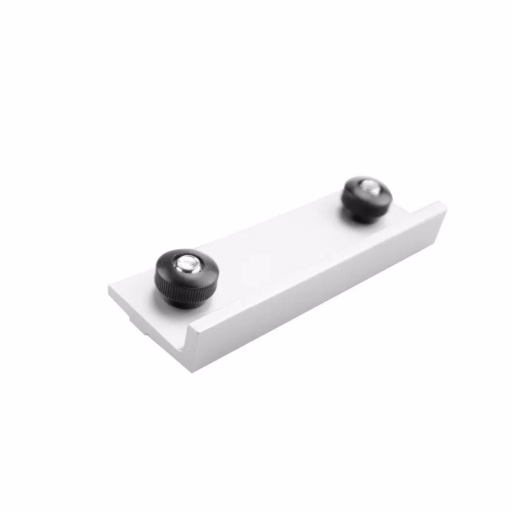 POWERTEC Aluminum Universal T-Track Long Stop Kit with Low Profile Knobs