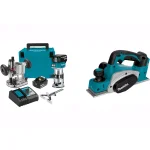 Makita 18V LXT Brushless Compact Router Kit XTR01T7 with 2 5.0Ah Batteries thumbnail 1
