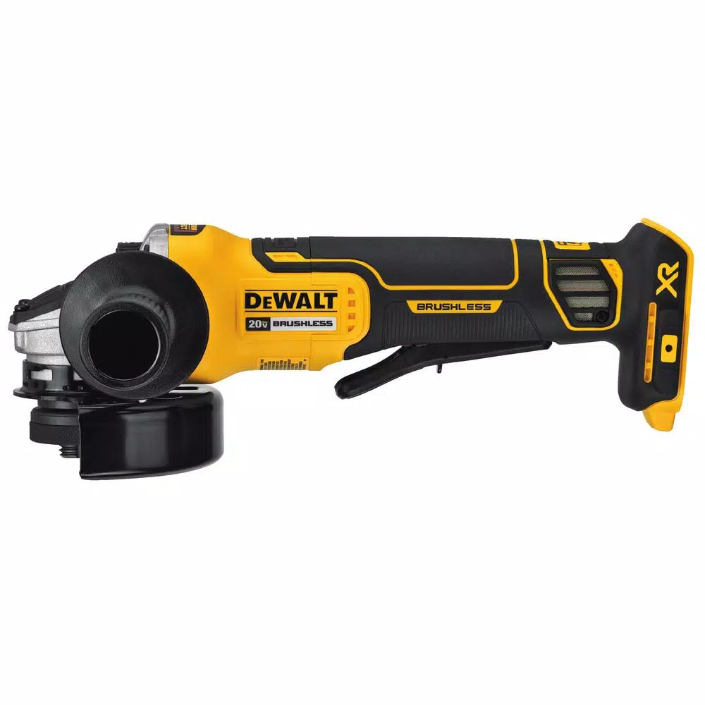 DEWALT 20V MAX XR 4-1/2 in. Brushless Cordless Angle Grinder Kit with (2) 5.0 Ah Batteries & Charger