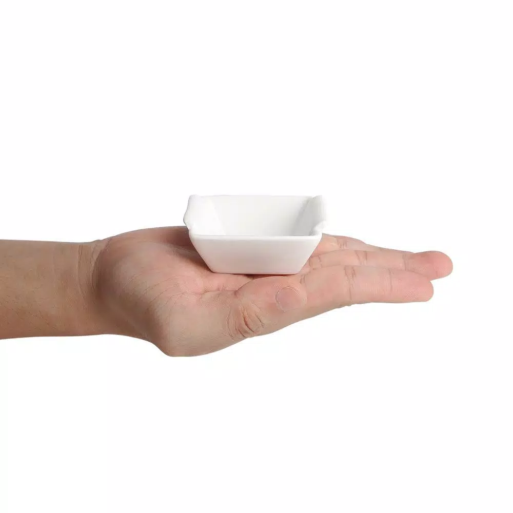 MALACASA 2.5 in. White Porcelain Ramekins Set of 12, Ceramic Souffle Dishes and Serving Bowls