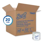 Scott 2-Ply Bath Tissue, 550 Sheets per Roll, 20 Rolls thumbnail 2