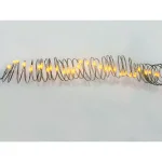 Starlite Creations 9 ft. 36-Light Battery Operated LED Ultra Slim Wire String Lights, Gold (Bundle of 2) thumbnail 5