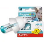 Alpine Pluggies Kids ThermoShape Earplugs - Blue Hearing Protection for Ages 3-12 thumbnail 2