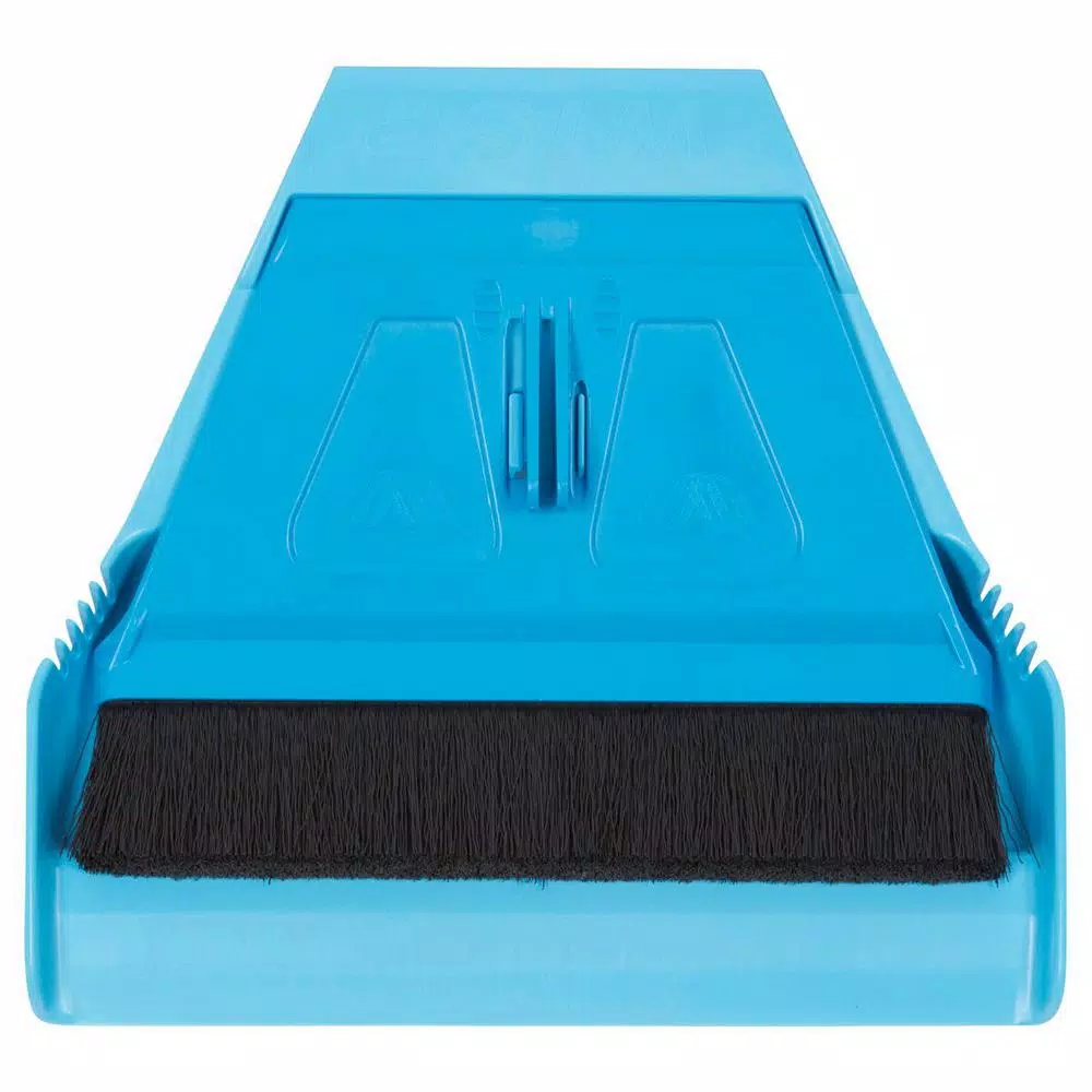 WISP miniWISP 6 in. Blue Whisk Broom and 7 in. Plastic Dustpan Set with Electrostatic Bristle Seal Technology