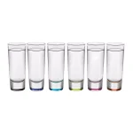 Libbey Troyano 2 oz. Multi-Color Glass Shooter Set, 6-Pack thumbnail 1