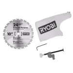 RYOBI 10 in. Compound Miter Saw with LED Cutline Indicator, 14 Amp, Corded thumbnail 7