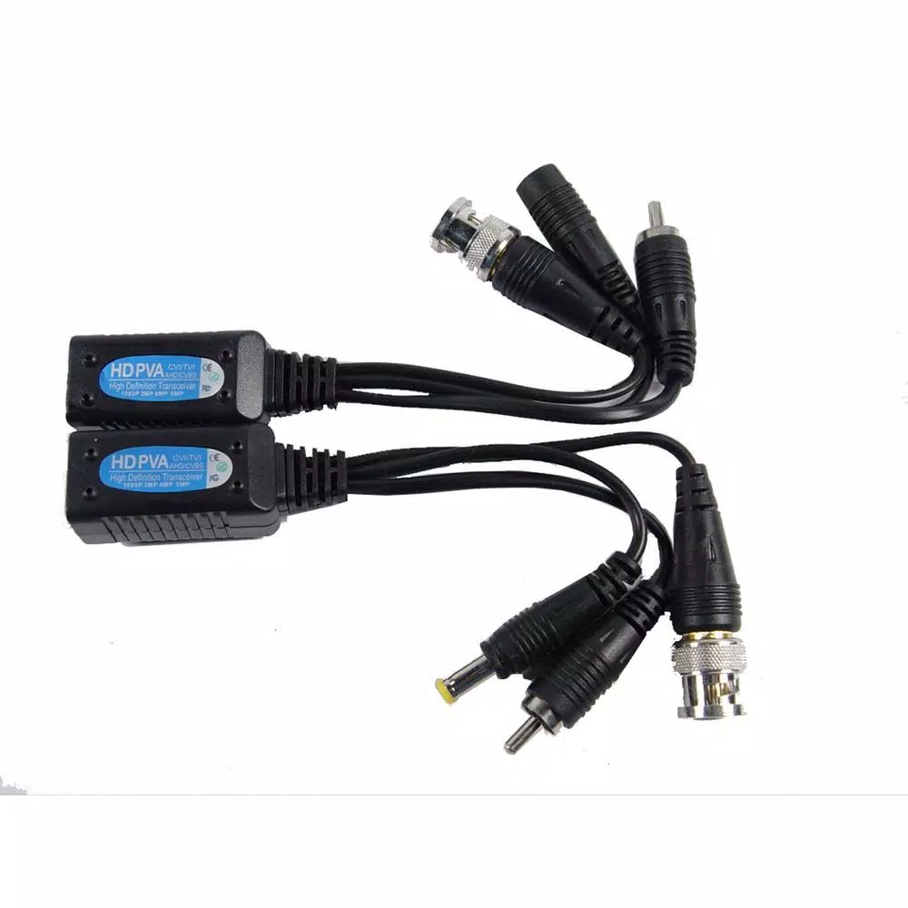 SPT UTP Passive Balun for Video, Audio, and Power Transmission over CAT5 Cable