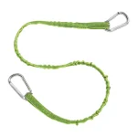 Ergodyne 3110 Squids Dual Carabiner Tool Lanyard, Lime, 10 lb. Capacity thumbnail 1