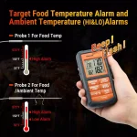 ThermoPro TP-08 Dual Probe Wireless Digital Meat Thermometer for BBQ, Smoker, Grill, and Oven thumbnail 5