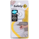 Safety 1st OutSmart Toilet Lock, Child Safety Decoy Button Design, White thumbnail 1