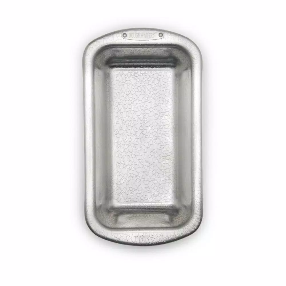 Doughmakers 8.5 x 4.5 in. Heavy Duty 16 Gauge Aluminum Loaf Pan with Patented Pebble Pattern