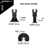 Milwaukee OPEN-LOK 29-Piece Oscillating Multi-Tool Blade & Sandpaper Variety Pack thumbnail 4