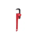 Milwaukee 12 in. Steel Pipe Wrench with Overbite Jaw Design thumbnail 1