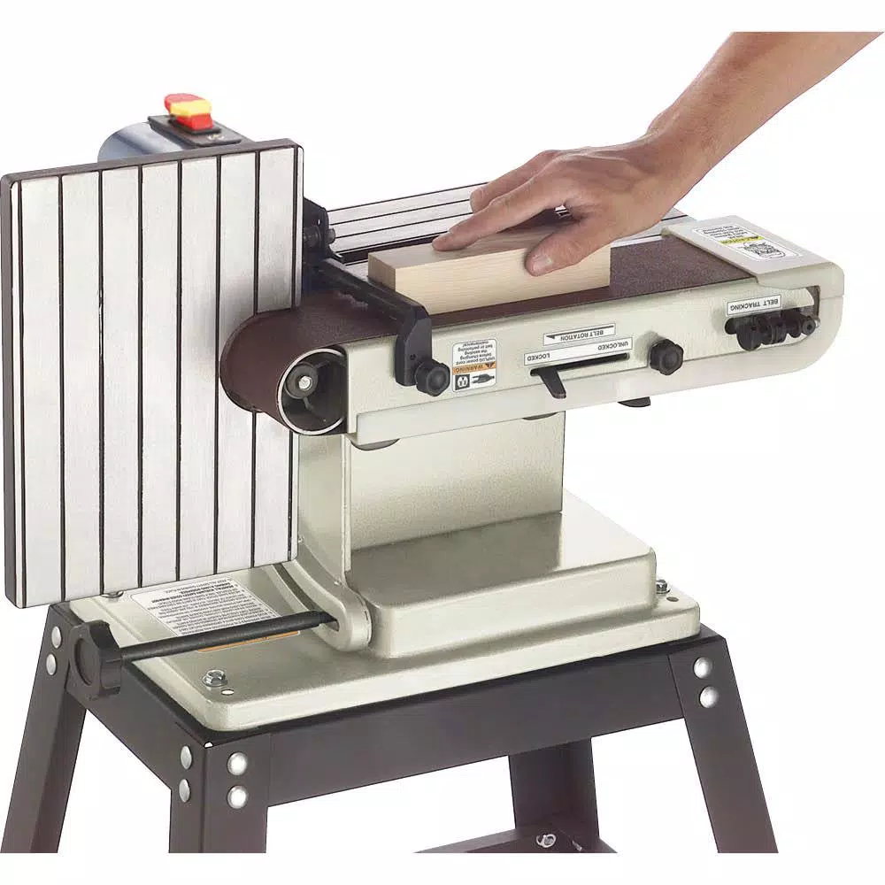 Shop Fox 1/3 HP Horizontal/Vertical Belt Sander, 4 in. x 36 in., 110V
