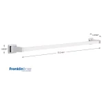 Franklin Brass Futura 30 in. Chrome Towel Bar thumbnail 3