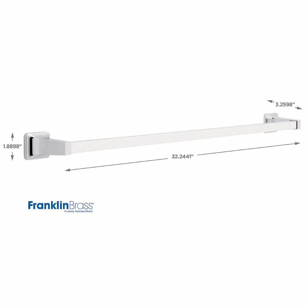 Franklin Brass Futura 30 in. Chrome Towel Bar