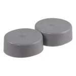 CURT 2.44" Bearing Protector Dust Covers, Gray Plastic (2-Pack) thumbnail 4