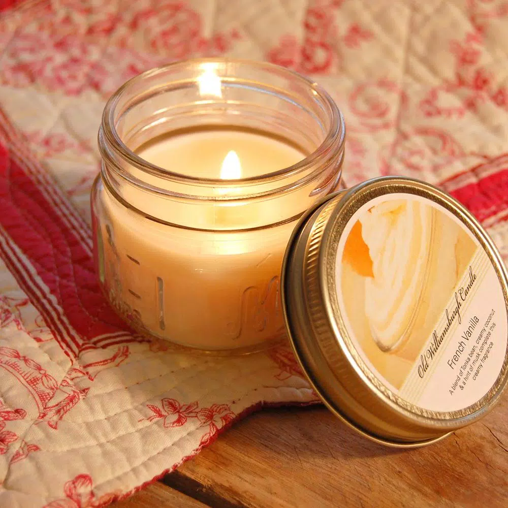 LUMABASE Holiday Scented Candle Collection - 6 Pack 3 oz. Mason Jar Candles
