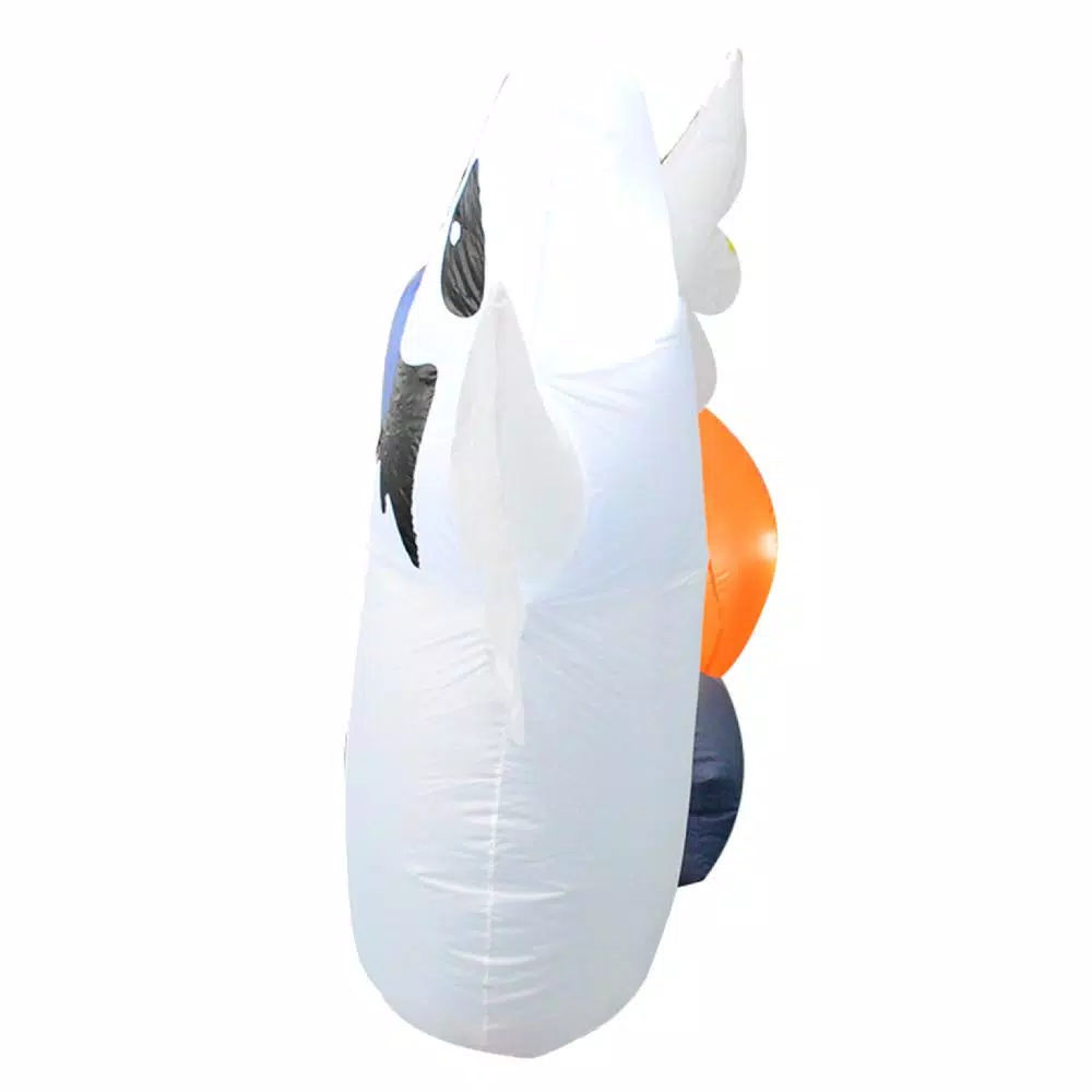 ALEKO's 5.5 ft. Pre-Lit Halloween Inflatable Ghost and Jack-o'-lantern RIP Trio