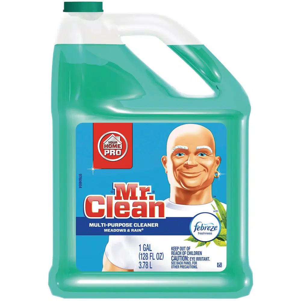 Mr. Clean Multi-Surface Liquid Cleaner with Febreze Meadows and Rain, 1 Gallon