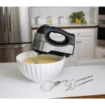 Hamilton Beach 6-Speed Hand Mixer with QuickBurst, Black Stainless Steel thumbnail 2