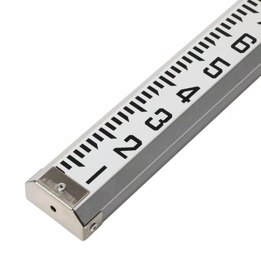 Johnson's 16 ft. Aluminum Telescoping Grade Rod with Dual Graduations