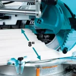 Makita 12 in. 15 Amp Dual-Bevel Sliding Compound Miter Saw with Laser and Folding Stand thumbnail 5