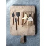3R Studios 4-Piece Stainless Steel Cheese Knife Set with Copper Finished Handles thumbnail 3