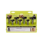RYOBI 7-Piece Forstner Bit Set with X-Wing Design thumbnail 3